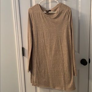 Forever21 Oatmeal T-shirt Dress
